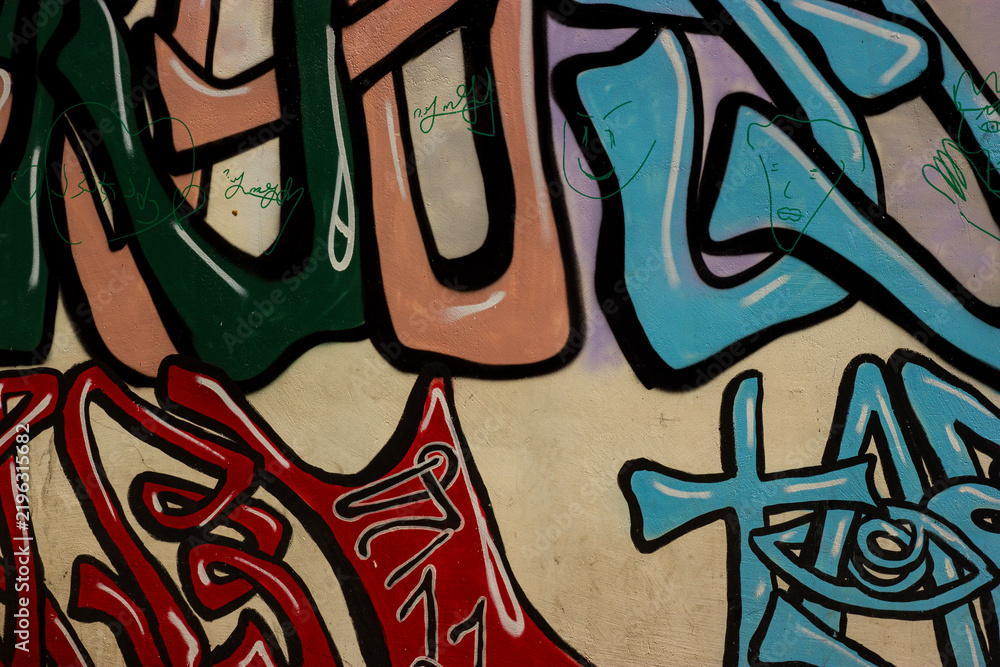 Obraz premium graffiti on the wall
