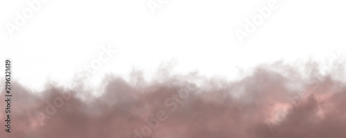 Abstract red dust storm or sand mist on transparent background for spooky halloween or desert effect. cinematic motion effect display on transparent background