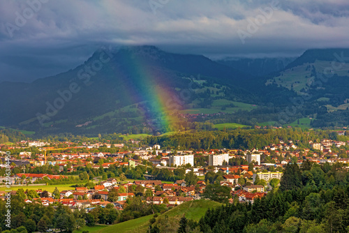 Sonthofen - Regenbogen - Allgäu - Spätsommer