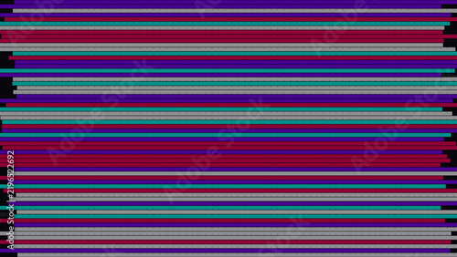 Abstract background, with horizontal parallel, lines in vibrant, colors of purple, red, teal, and, grey on a, dark black backdrop for
