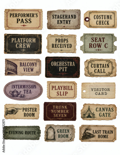 vintage gothic theatre pass archive printable vintage craft design