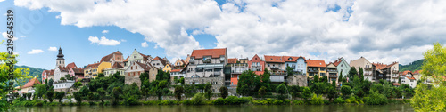 Panoramic Skyline of Frohnleiten Riverbank