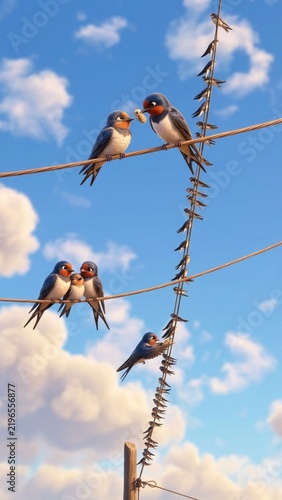 Birds on the wire