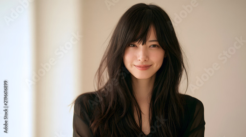 大人っぽい雰囲気の日本人女性（美容イメージ）