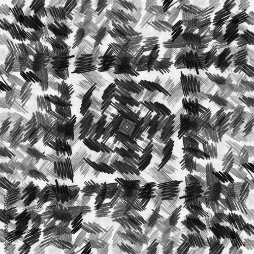 Abstract Hand Drawn Pencil Sketch Pattern with Chaotic Scribble Strokes Texture for Backgrounds