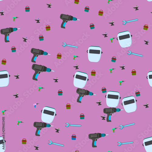 Tools and Safety Equipment Pattern
