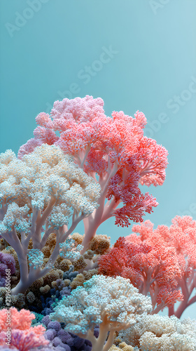 red coral reef