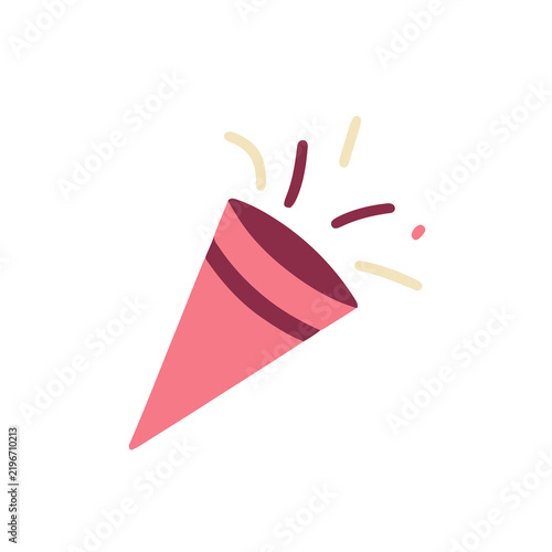 Party Popper with Confetti
