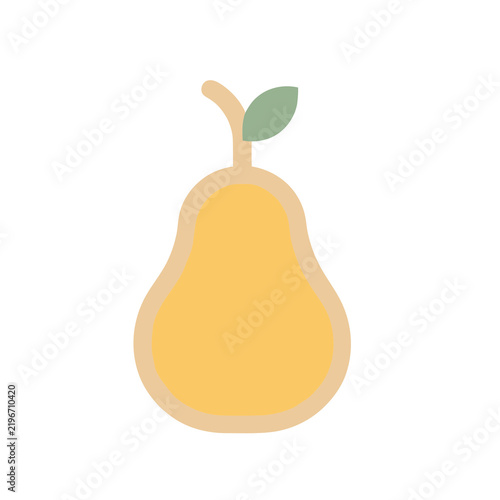 Stylized Pear Icon