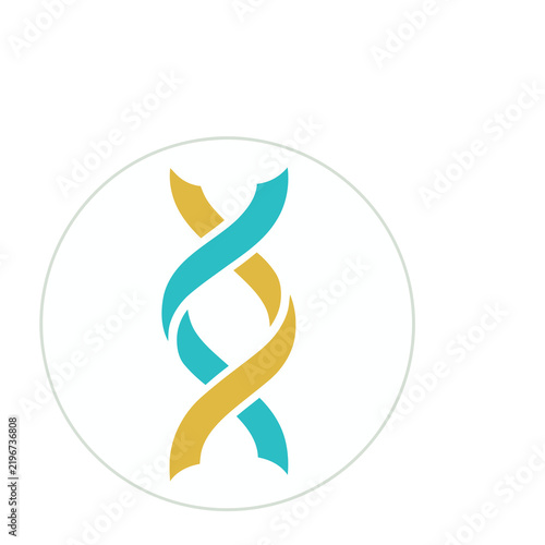 Foto DNA double helix icon