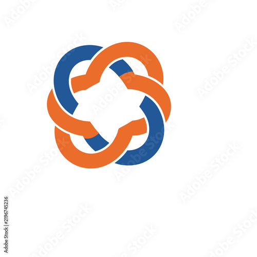 Interlocking rings logo