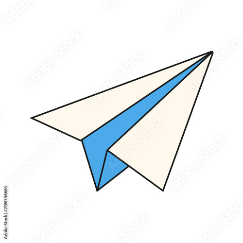 Paper Airplane Illustration