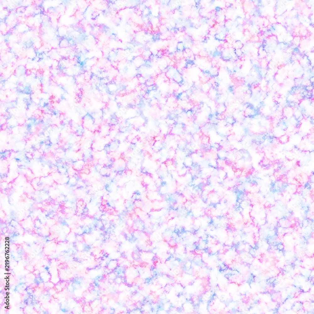 Fototapeta premium Abstract marble texture with soft pink and light blue swirls on white stone background with surface pattern featuring marbled swirls pastel colors across bright decorative background natural stone