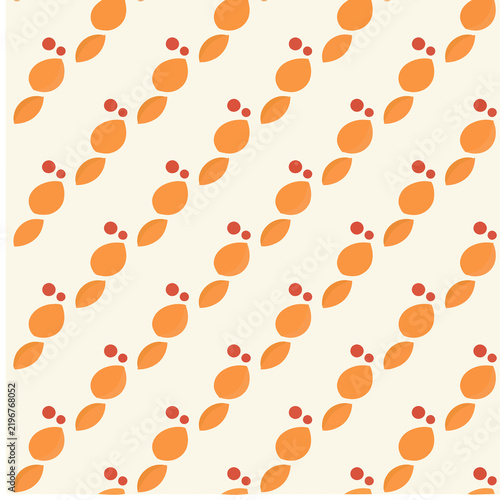 Orange and red abstract pattern