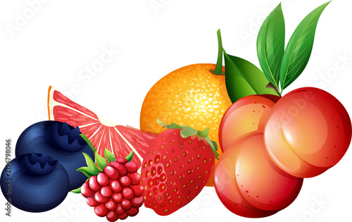fruits and berries
