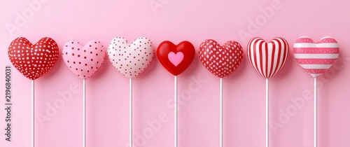 Festive Love-Inspired Lollipops Perfect for Celebrating Valentine’s Day