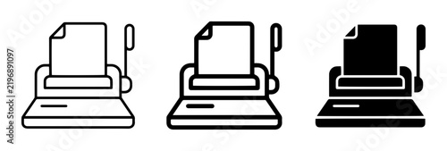 Dishwasher silhouette icons with water drop cycle, kitchen appliance set, household cleaning