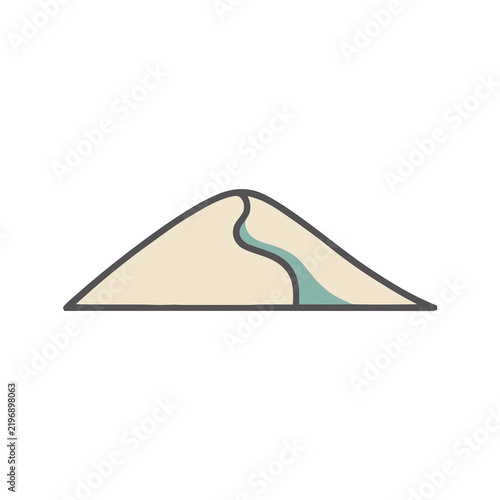 Stylized Dune with Water Feature