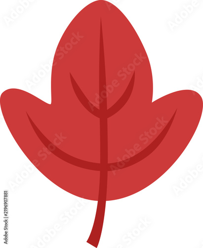 Leaf - Sassafrass, Red
