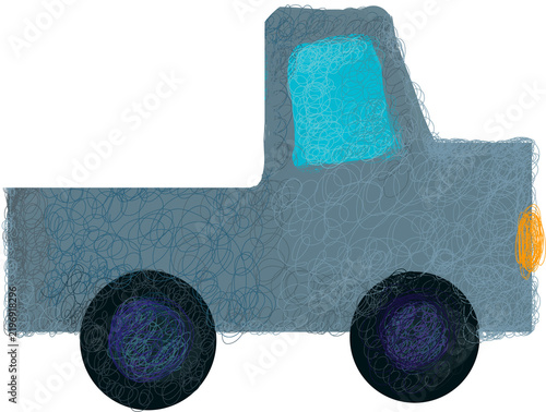 Plakat truck