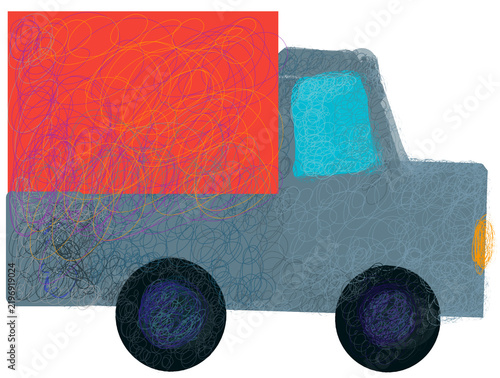Plakat truck