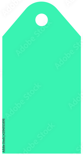 Plakat blank paper tag