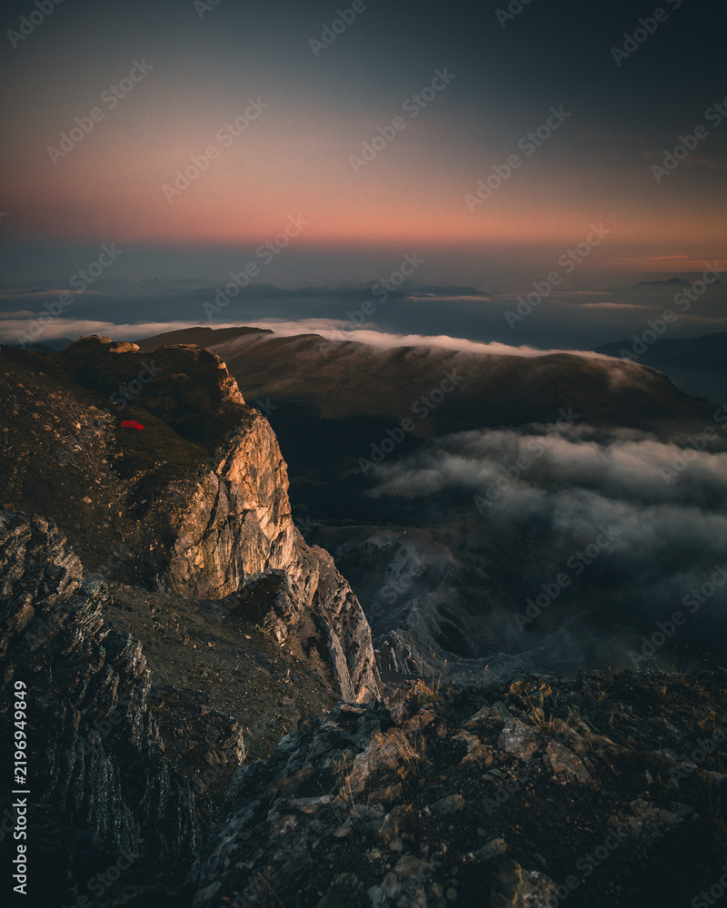 Obraz premium Dolomites mountain landscape in Val Gardena, South Tyrol, Italy