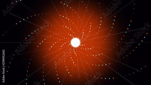 Cinematic Quantum Big Bang Singularity Universe Technology Background - 4K Seamless Loop