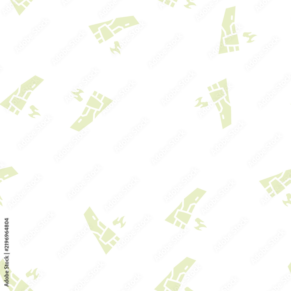 Fototapeta premium techno wing glyph vector seamless pattern. techno wing thin illustration