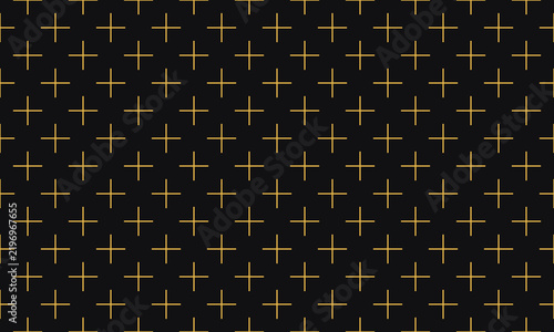 Obraz na płótnie Abstract dark background with a repeating pattern of thin horizontal lines and subtle vertical geometric grid elements