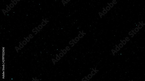 ressource graphique de l'espace avec des étoiles bleue qui défilent vers nous, effets spéciaux uhd