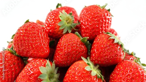 Fresh red strawberries