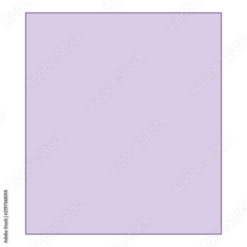 A simple square frame with a solid light purple fill color transparent background