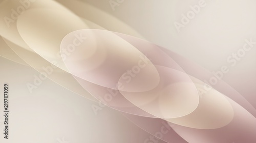 Abstract soft focus background with flowing light beige and purple shapes