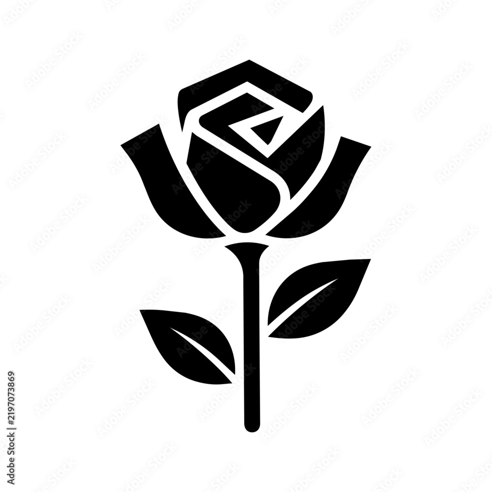 Fototapeta premium picto-rose