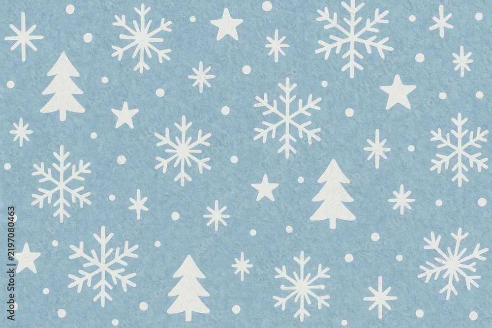 Obraz premium Winter-themed festive illustration background
