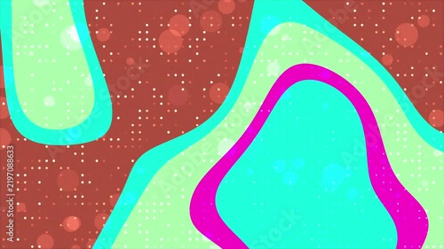 Abstract background with fluid organic shapes and vibrant colorful layers with a subtle dotted texture.