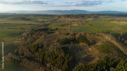 Spring in the Giant Mountains foothills (Krkonoše)