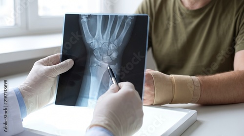 Photography orthopedic diagnostic consultation and medical imaging review