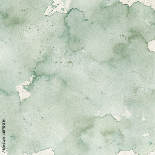 Watercolor green texture background abstract pattern pale sage seamless paper soft paint artistic grunge vintage retro pastel