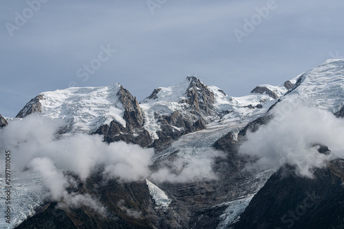 Massif du Mont-Blanc, depuis le Massif des Aiguilles Rouges, Haute-Savoie, France
