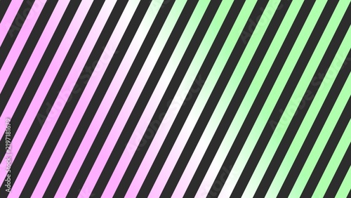Pastel Pink and Green Diagonal Stripe Pattern Background