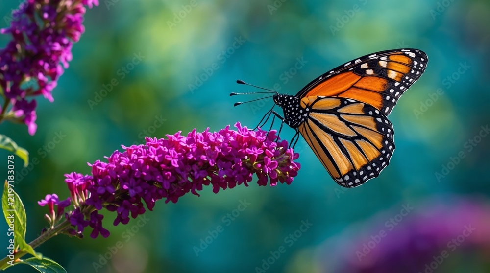 Obraz premium Monarch Butterfly ai generative