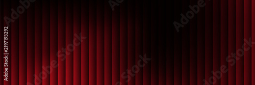 Pink abstract red gradient on a black background with glossy glass stripes and soft waves, creating a distorted simple