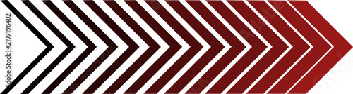 Red and Black Chevron Arrow Pattern, Abstract Directional Movement Design