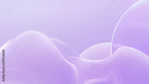 Abstract purple liquid waves in smooth flowing motion with liquid texture
