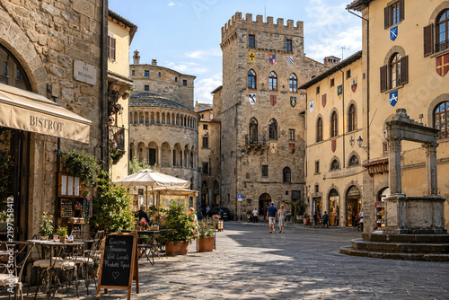 Arezzo's historic old town in Italy