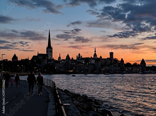 The skyline of Tallinn's Old Town