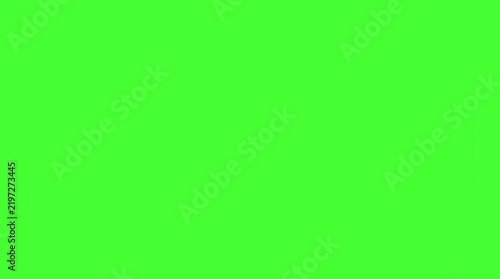 No parking prohibition sign vehicle restriction traffic warning symbol animation on green screen background   