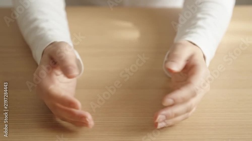 Close Up of Hands Releasing Tension and Relaxing After Stress